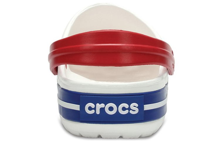 Crocs Beach Unisex White Blue Sandals 'White Blue'