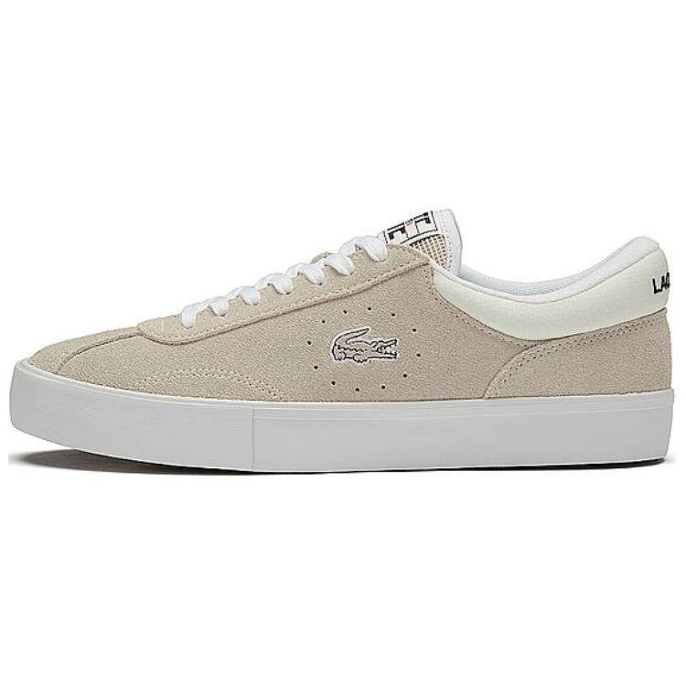 LACOSTE Low-Top Skateboard Shoes Men's Light Brown