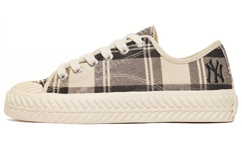 MLB Playball Slip Resistant Low Top Canvas Shoes Unisex Beige