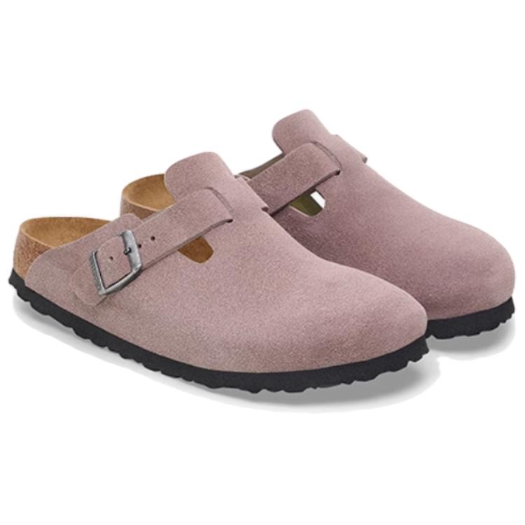 Birkenstock Boston Soft Footbed Narow 'Faded Purple'