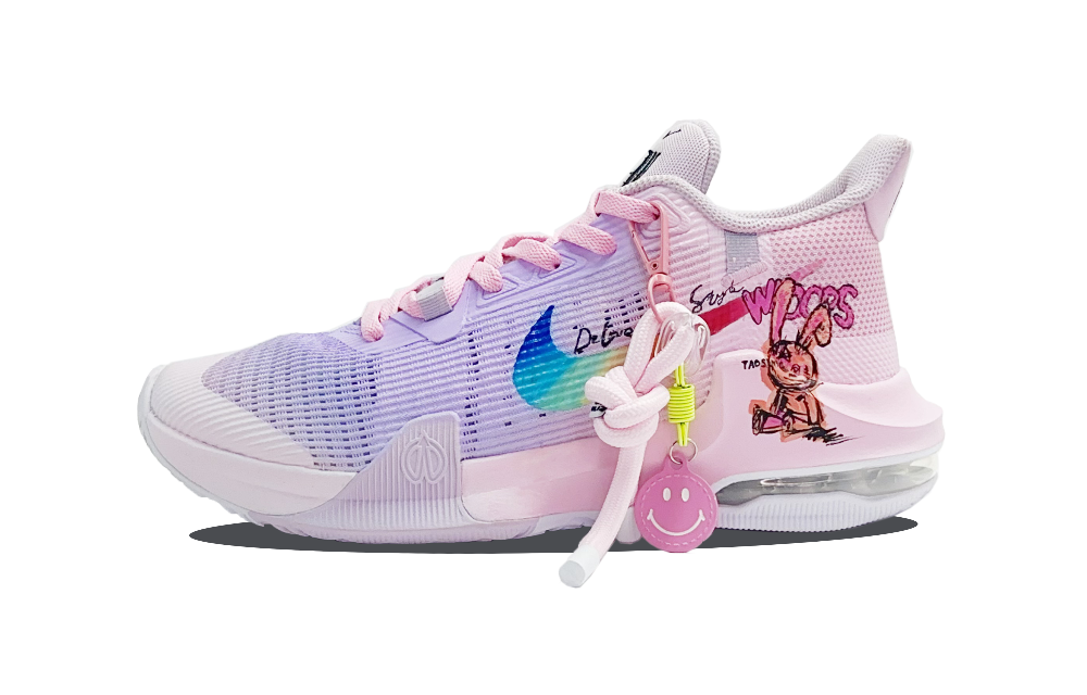 Nike Air Max Impact 3 Anti-Slip Wear-Resistant Low-Top Basketball Shoes Men's Light Purple