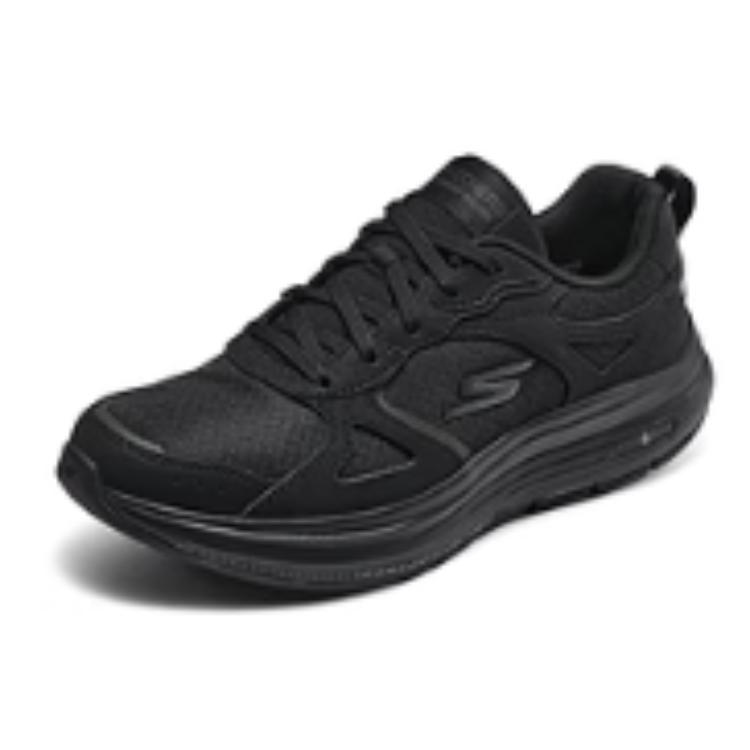 Skechers Cushioned Wear-Resistant Water-Resistant Low-Top Casual Running Shoes Women's Black купить в интернет-магазине Yoocart с быстрой доставкой по России.