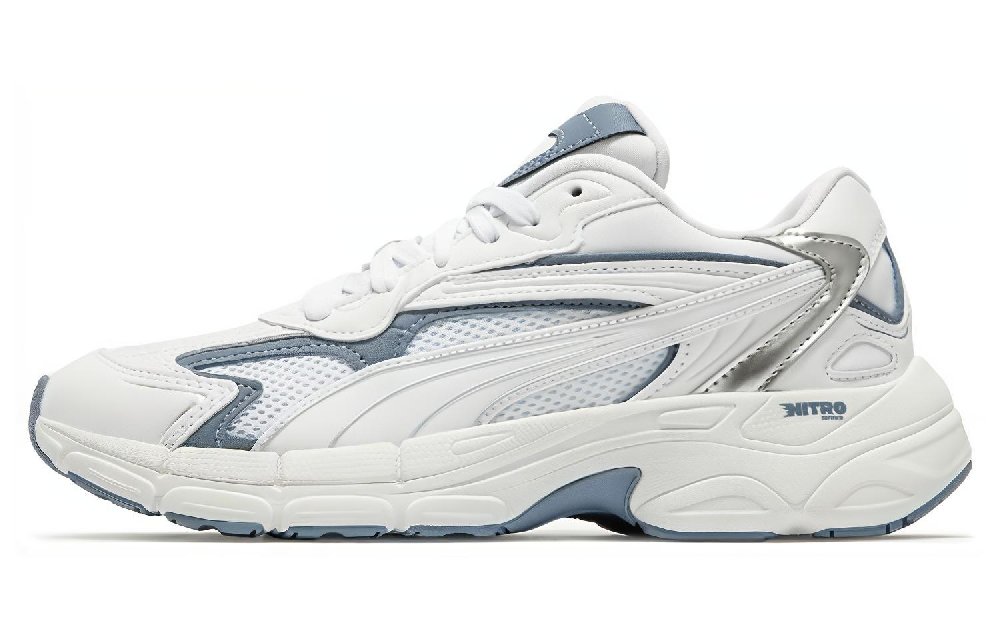 PUMA Teveris Nitro Metallic 'White Blue' Women's