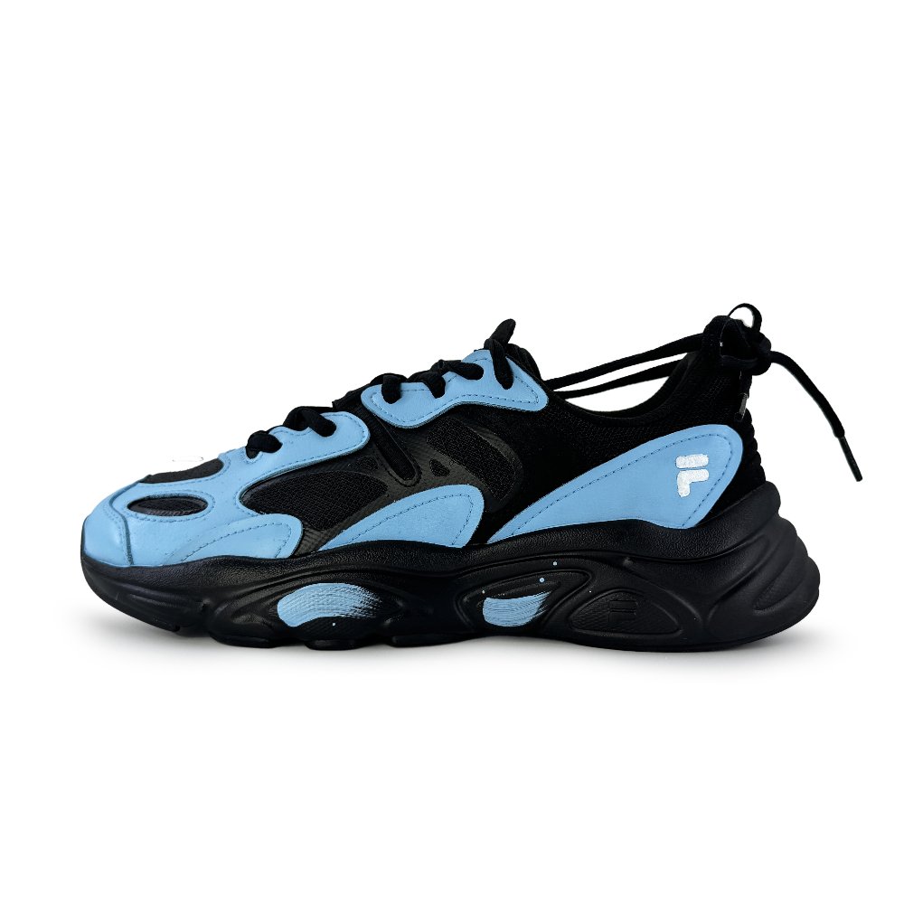 FILA Mars 2 Blue Ocean Height Increasing Low Top Casual Shoes Unisex Blue Black