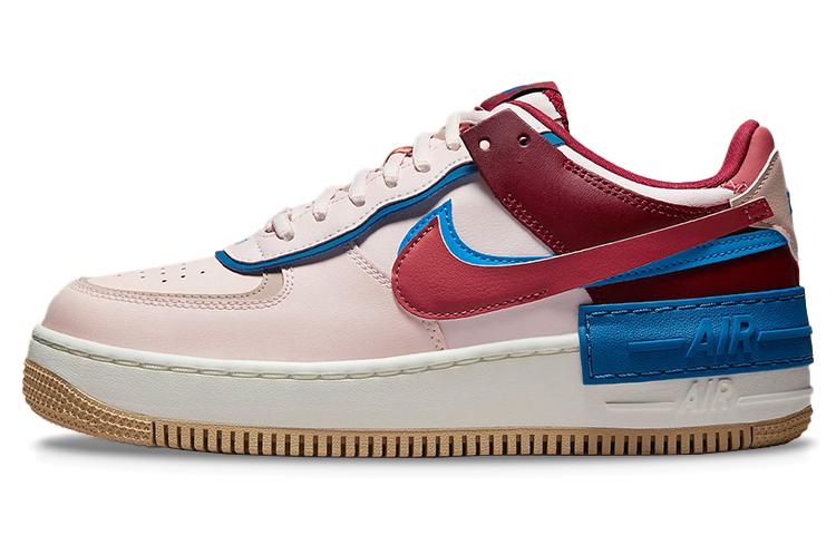 Nike Air Force 1 Low Shadow Light Soft Pink Team Red Blue Women's