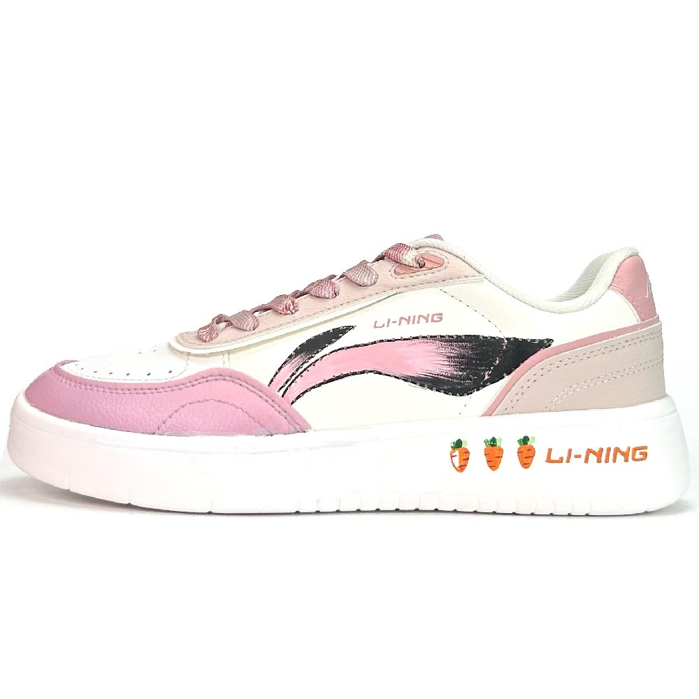 LiNing Su Cushioning, Lightweight, Breathable Low Top Skateboard Shoes Women's Pink
