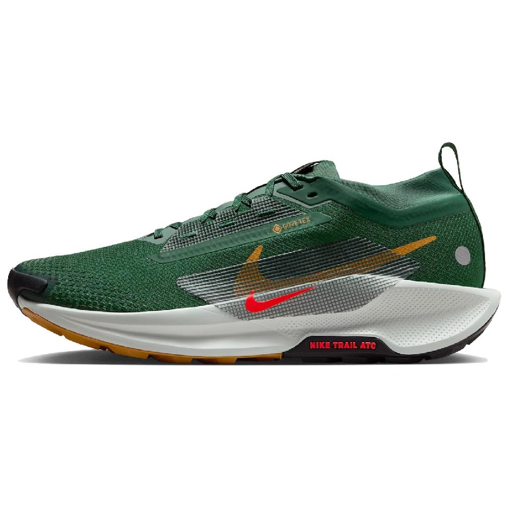 Nike React Pegasus Trail 5 Gore Tex Fir Clay Green Desert Ochre Bright Crimson