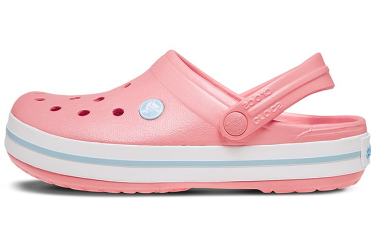 Crocs Beach Sandals Pink White Unisex 'Pink White'