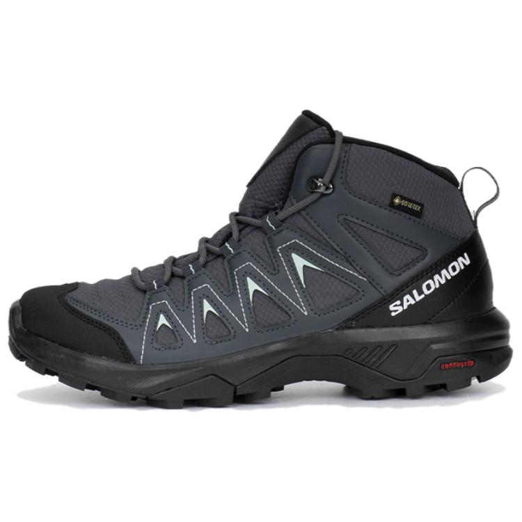 SALOMON X Braze Slip Resistant, Abrasion Resistant, Waterproof Mid Top Hiking Shoes Women's Black