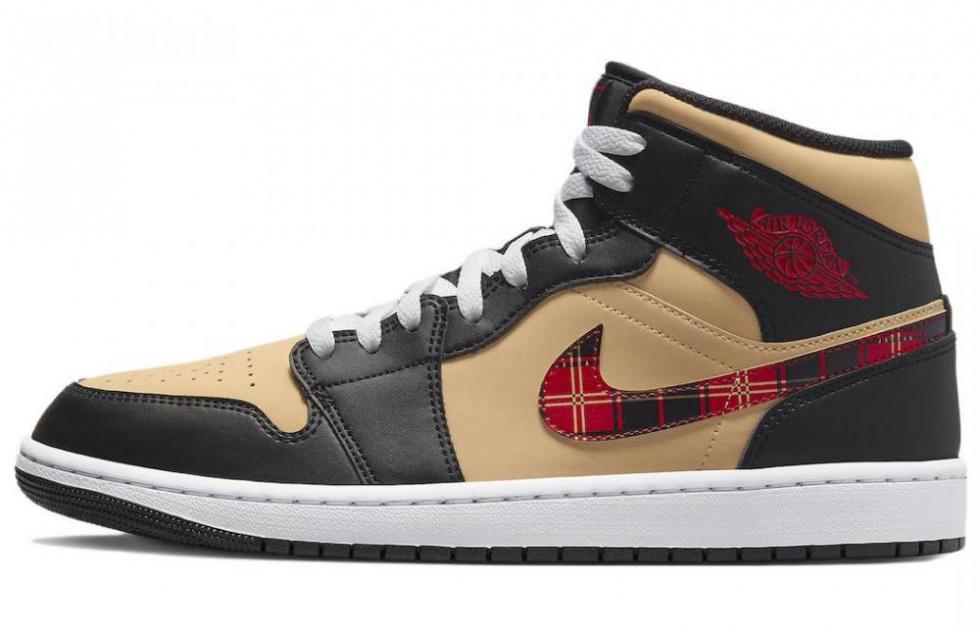 Air Jordan 1 Mid Se 'Tartan Swoosh'
