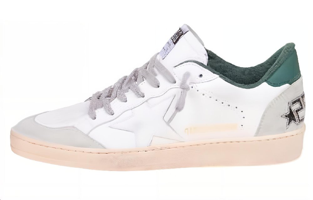 Golden Goose Ball Star White Ice Green