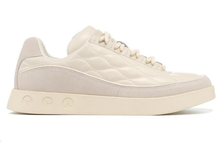 LI NING 1990 Classic Collection Lightweight And Breathable Low Top Skateboard Shoes Men's Ecru