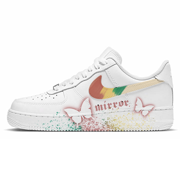 Nike Air Force 1 Low Top Skateboard Shoes Unisex White