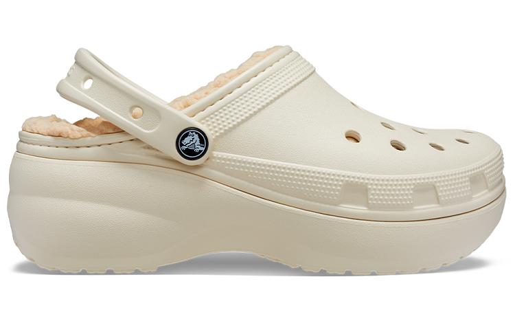 Crocs Classic Platform Lined Clog 'Bone' Women's купить в интернет-магазине Yoocart с быстрой доставкой по России.
