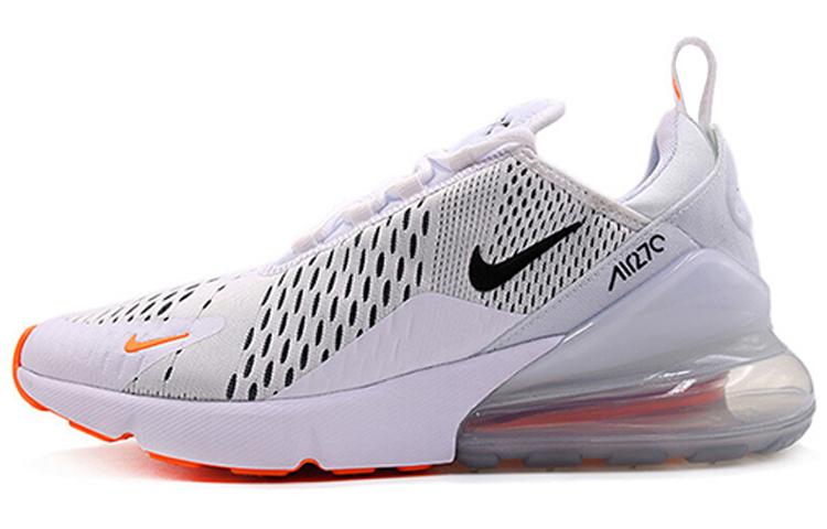 Nike Air Max 270 White Black Total Orange