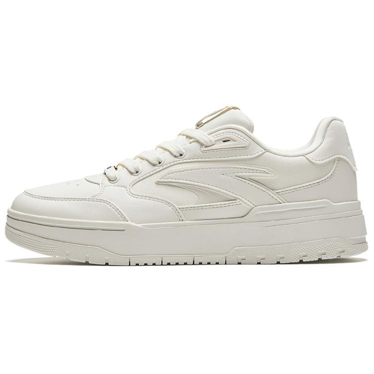 Anta 982 Wear-Resistant Slip-Resistant Low-Top Skateboard Shoes Men White