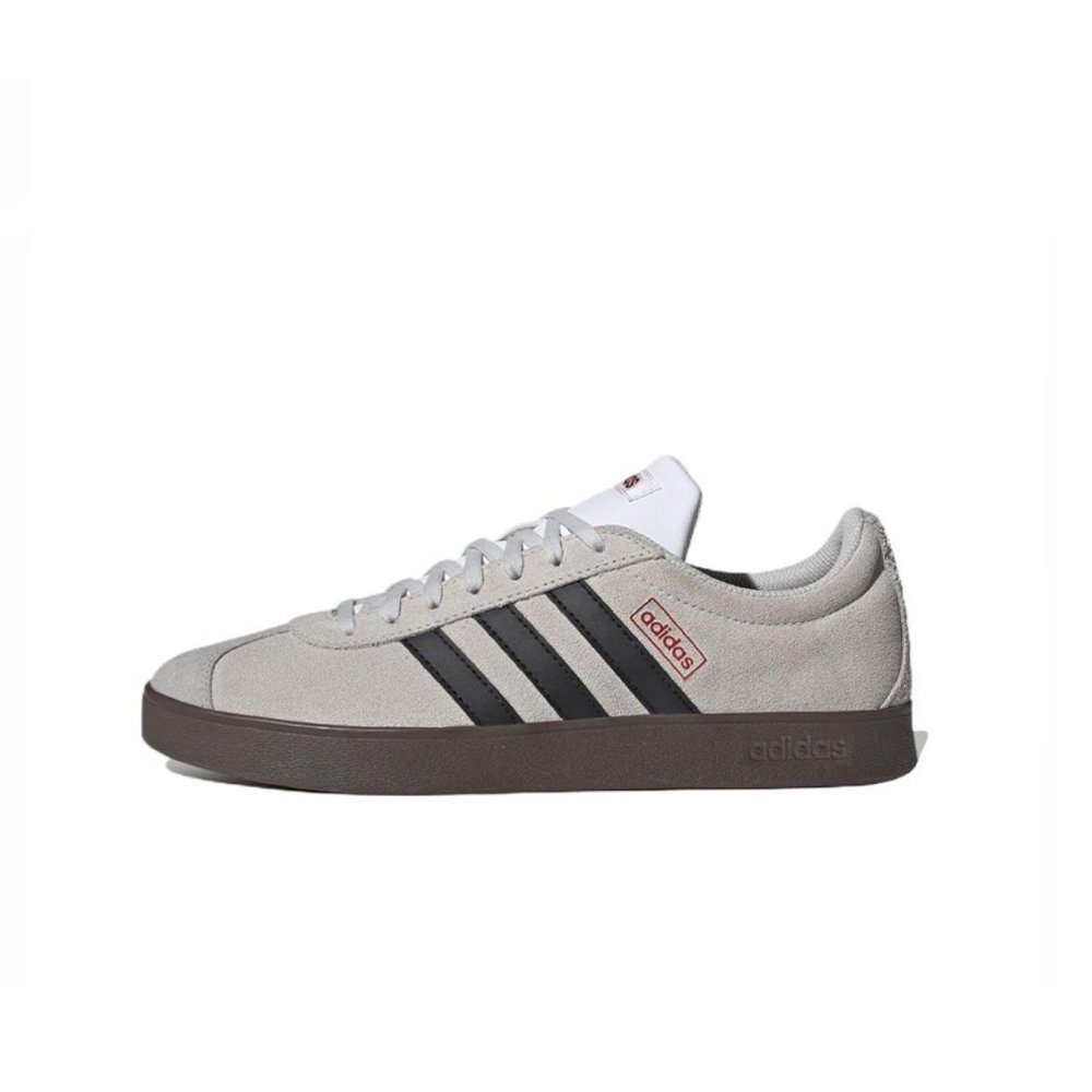 Adidas Neo VL Court 2.0 Wear-Resistant Slip-Resistant Low-Top Skateboard Shoes Unisex Pink White
