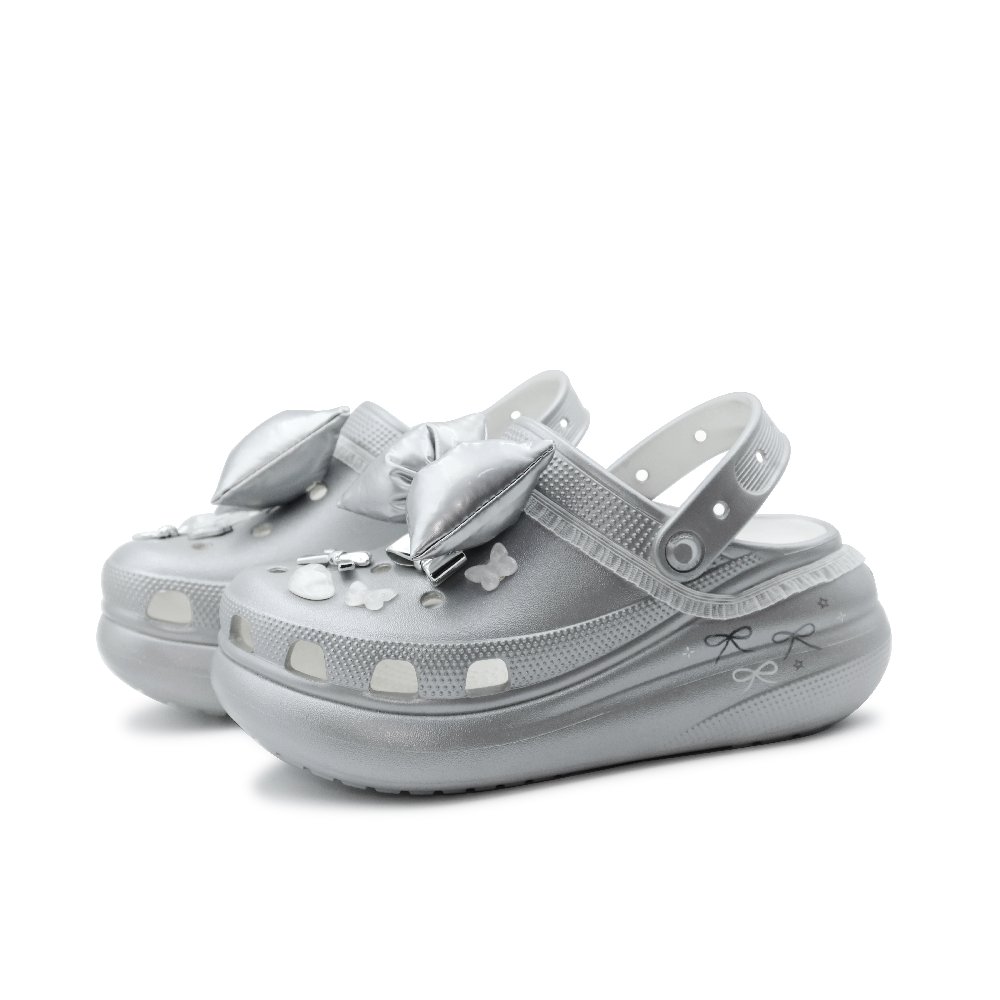 Crocs Classic Clog Clogs Unisex Ballet Silver White