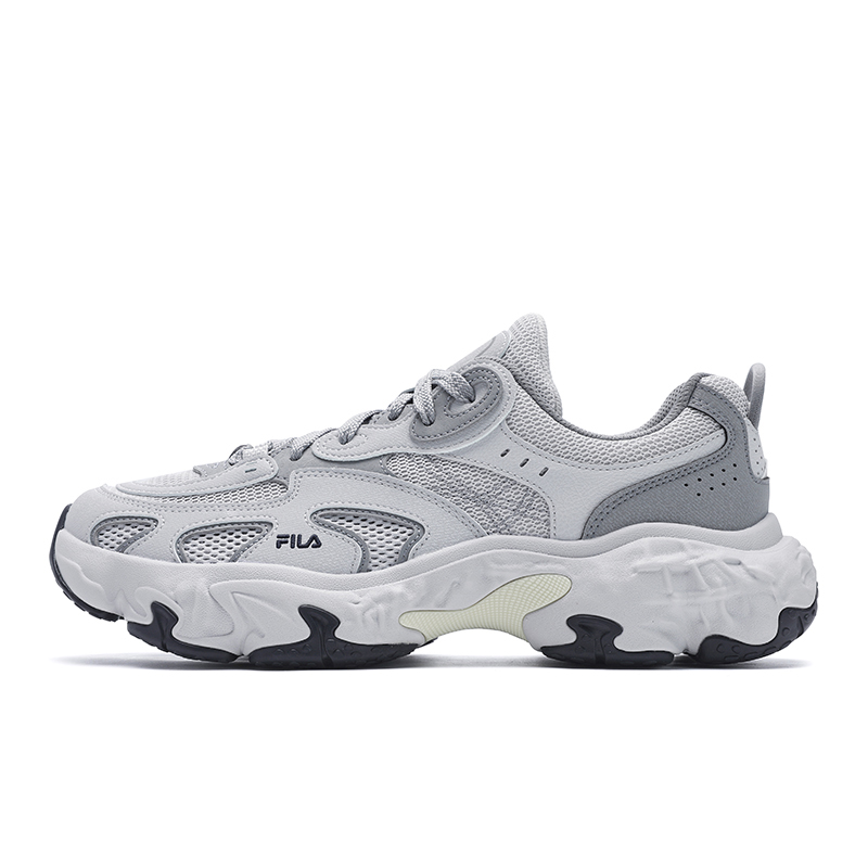 FILA TORNADO Hurricane Shoes Breathable And Lightweight Low top Casual Shoes Men's Antarctic Gray