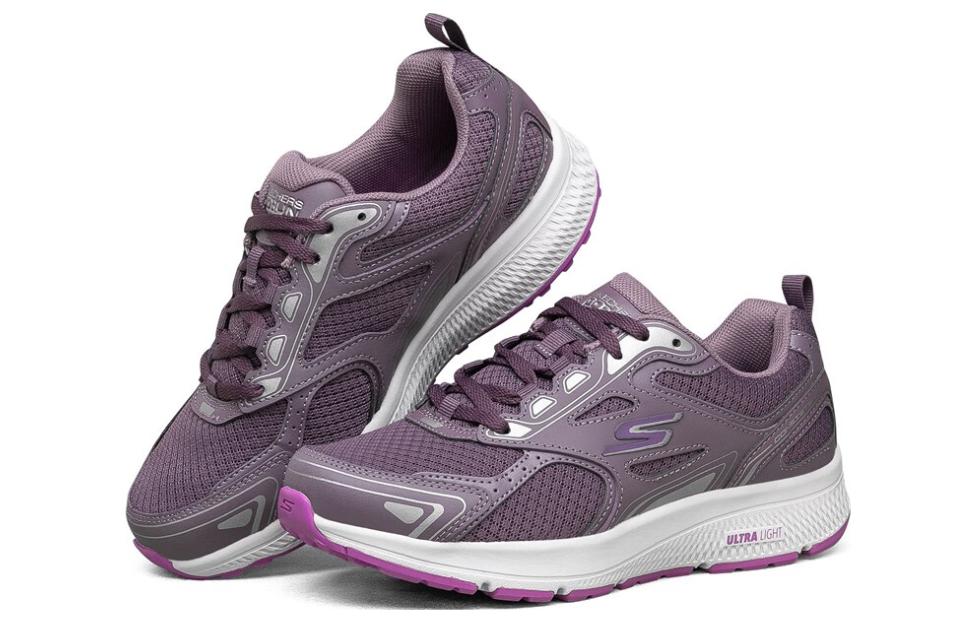 Skechers Go Run Consistent Low Top Casual Running Shoes Women's Dark Purple