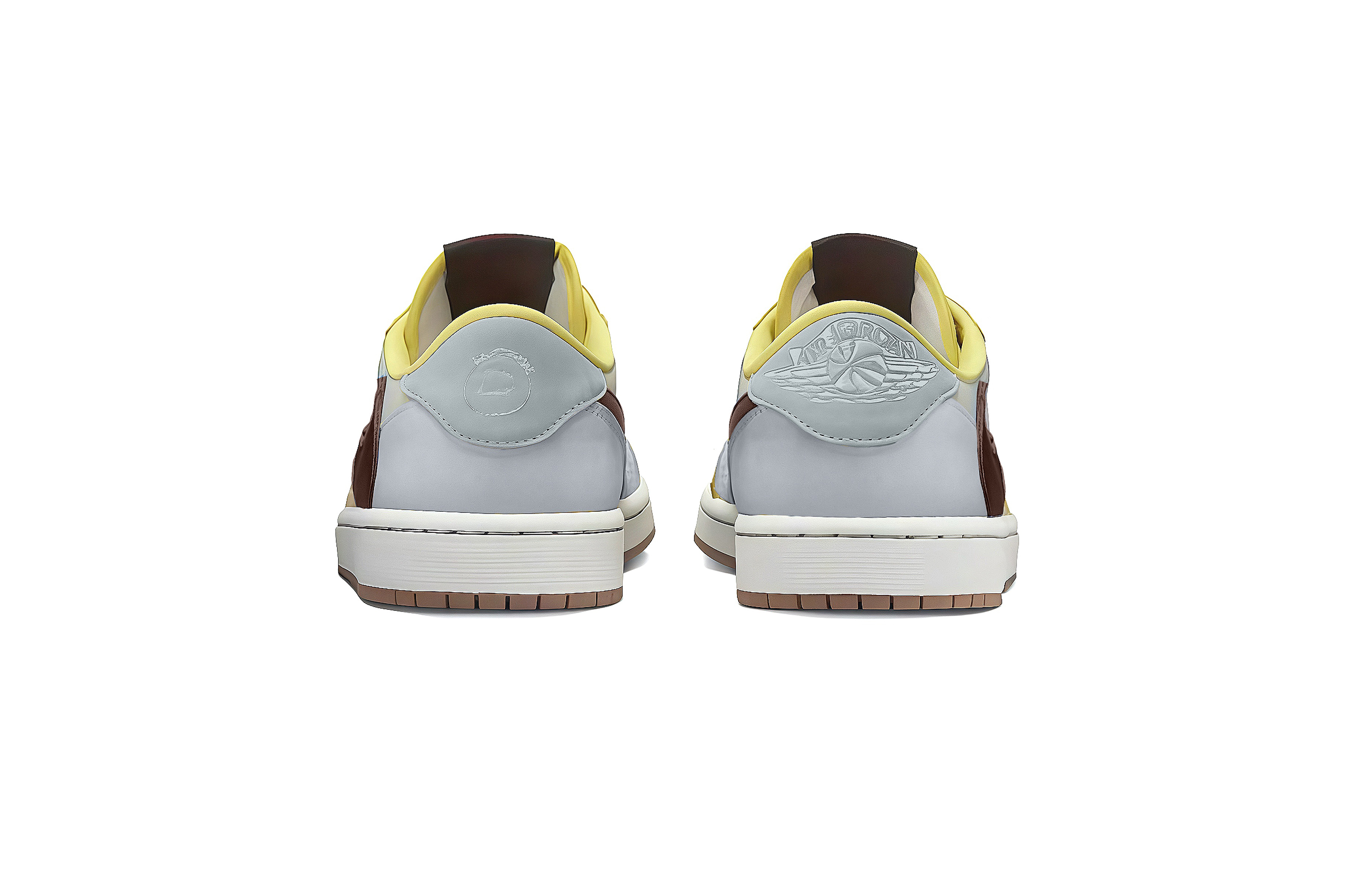 Travis Scott x Jordan Air Jordan 1 Low Top Vintage Basketball Shoes Unisex Gray White купить в интернет-магазине Yoocart с быстрой доставкой по России.