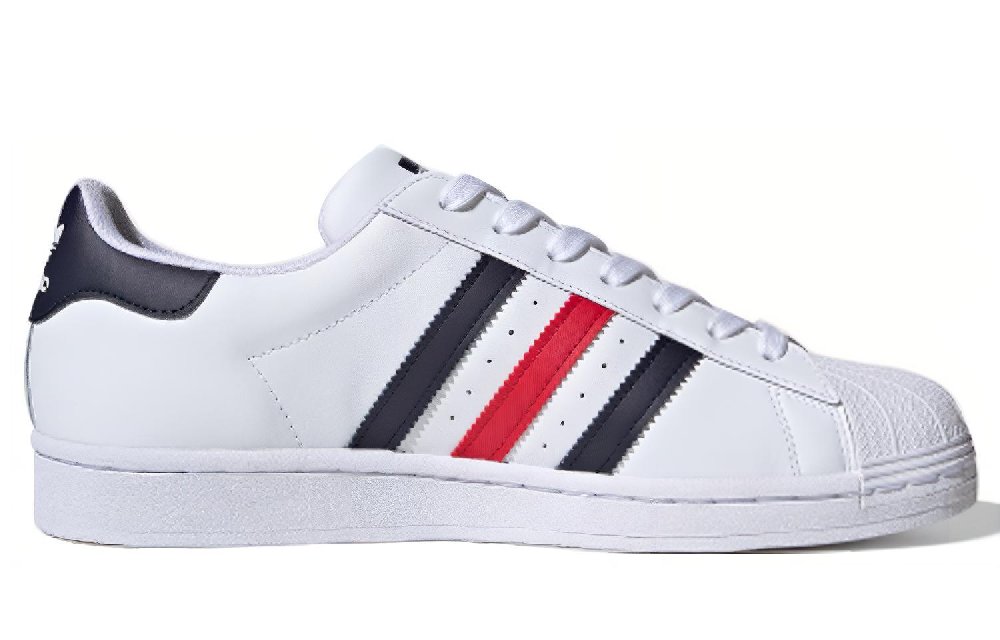 Adidas Superstar 'White Scarlet'