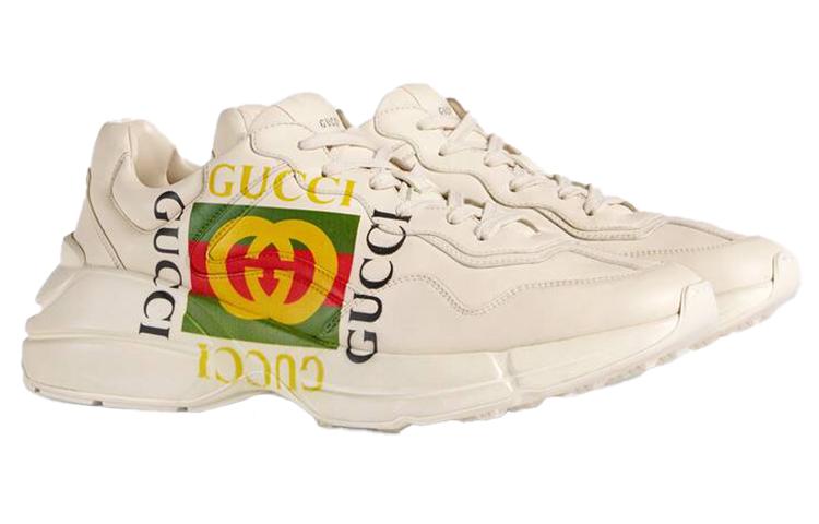 GUCCI Rhyton Leather Sneaker 'Vintage Logo' купить в интернет-магазине Yoocart с быстрой доставкой по России.