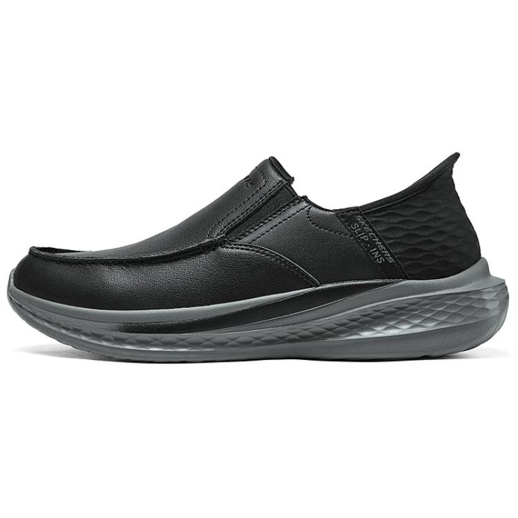 Skechers SKECHERS MENS USA Anti-Slip And Wear-Resistant Breathable Low-Top Casual Shoes Men's Black