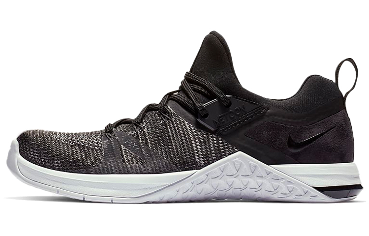 Nike Metcon Flyknit 3 Black Matte Silver Women's