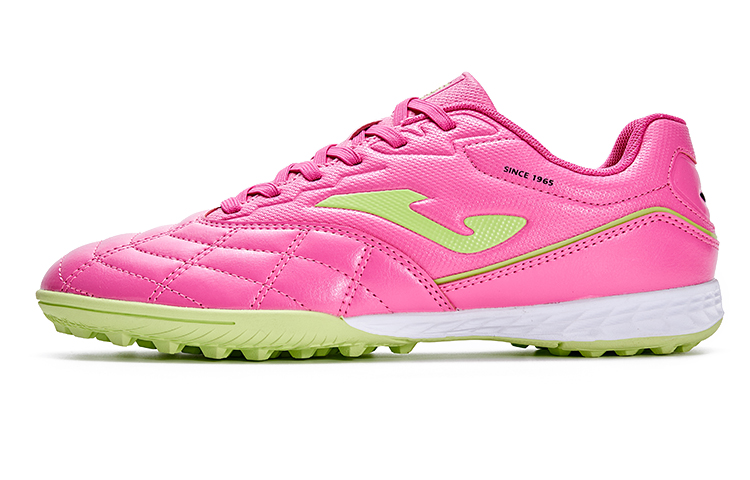 Joma TF Rubber Broken Studs Artificial Ground Anti Slip Wear Resistant Soccer Shoes Men's Rose Red