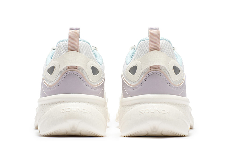 361° Low Top Running Shoes Women's White Light Paste Purple