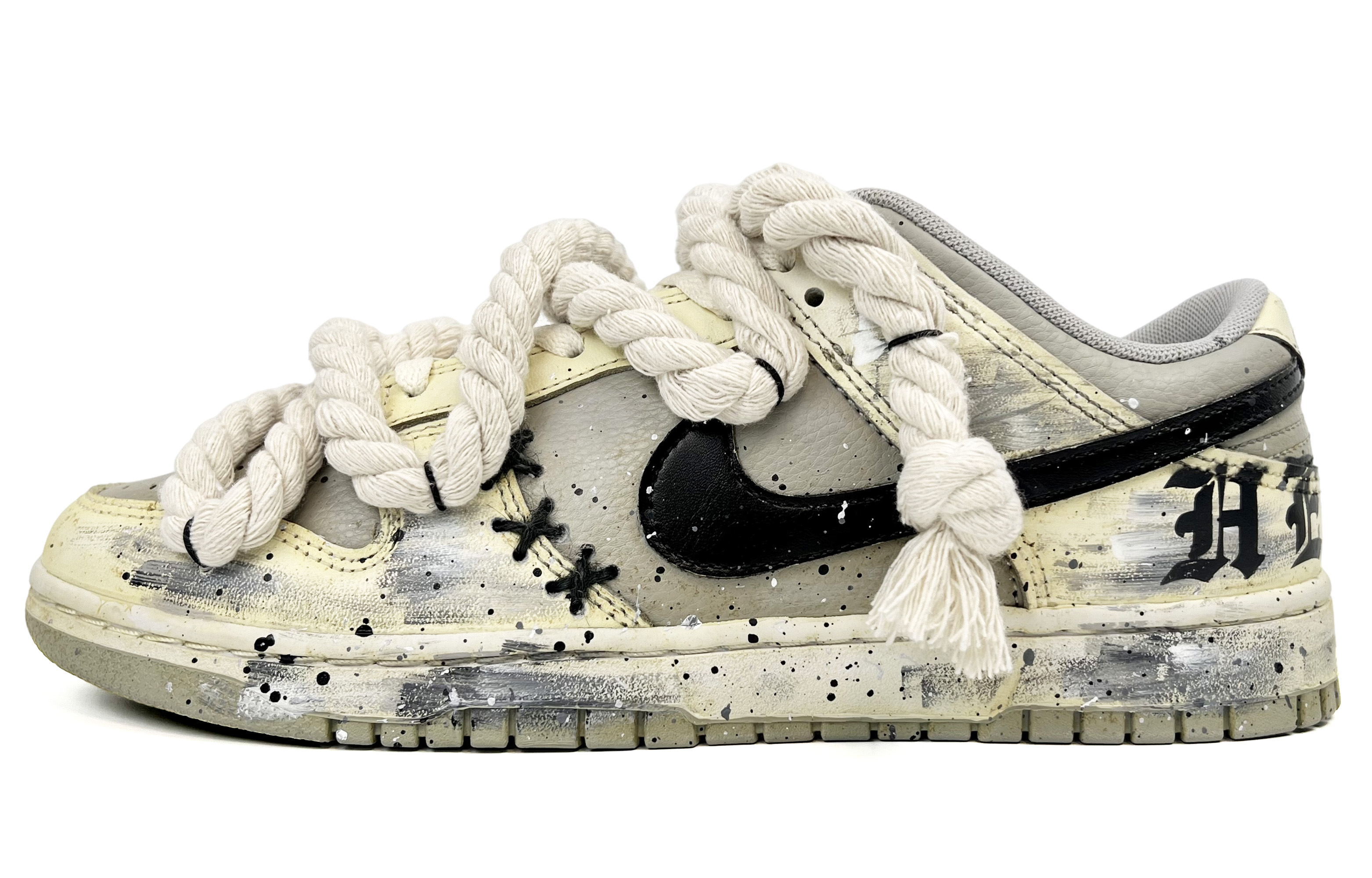 Nike Dunk Suixin, Hemp Rope Gothic, Special Shoe Box Anti Slip Wear Resistant Low Top Skateboard Shoes Men's Ecru купить в интернет-магазине Yoocart с быстрой доставкой по России.