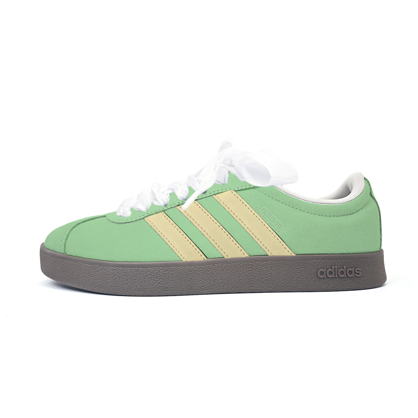 Adidas Neo VL Court 2.0 Abrasion Resistant Low Top Skateboard Shoes Unisex Light Green купить в интернет-магазине Yoocart с быстрой доставкой по России.