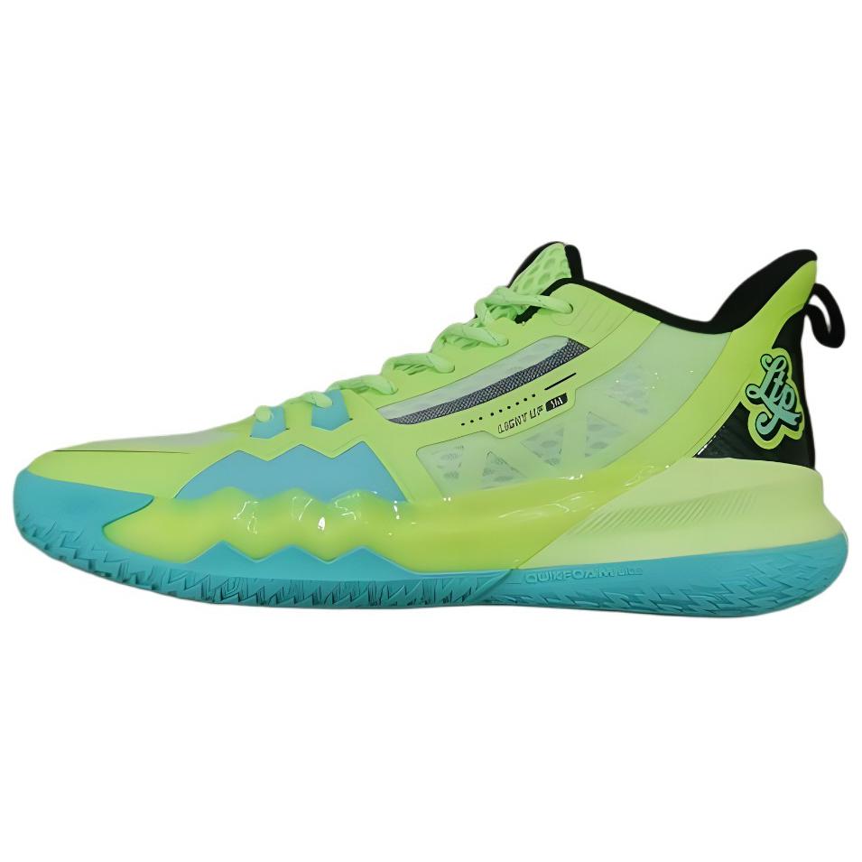 361° Cushioning Wear-Resistant Low-Top Basketball Shoes Men's Green