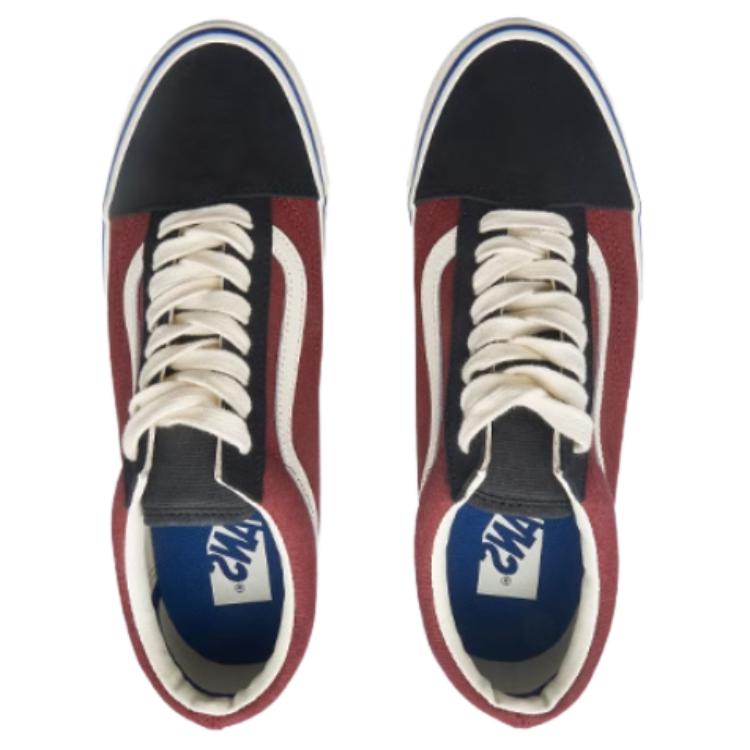 Vans Old Skool Anti-Slip Wear-Resistant Low-Top Skateboard Shoes Men's Red Black купить в интернет-магазине Yoocart с быстрой доставкой по России.