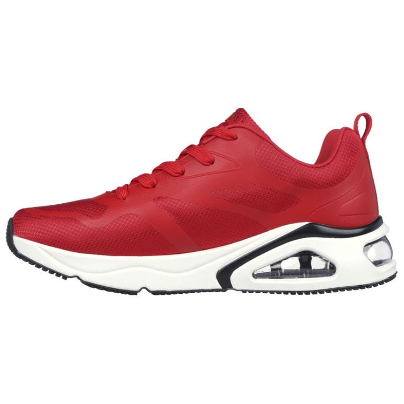 Skechers Uno Cushioning Slip Resistant Low Top Hiking Shoes Men's Red