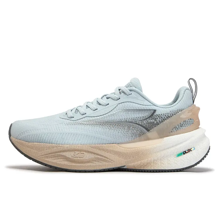 361° Speed Boost CQT2.0 Cushioned Slip Resistant Breathable Low Top Casual Running Shoes Unisex Blue Brown