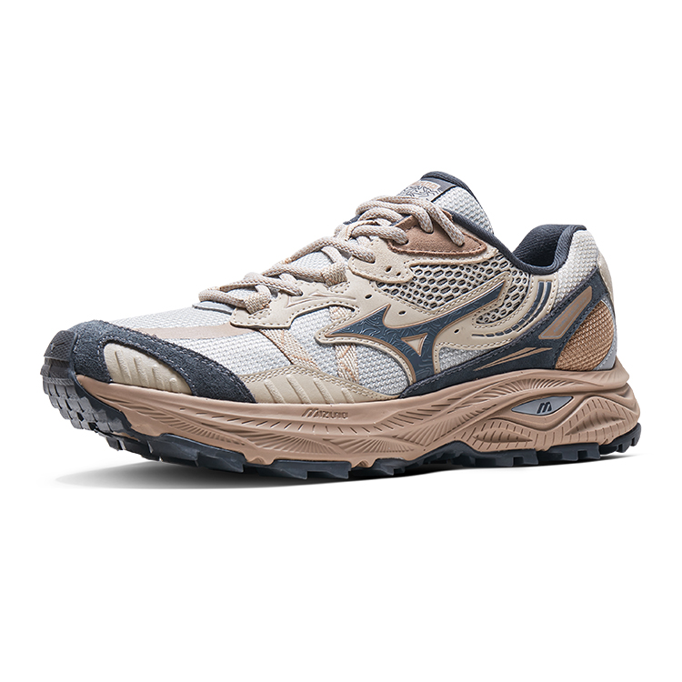Mizuno Racer ADV Anti Slip Wear Resistant Low Top Running Shoes Unisex Sand