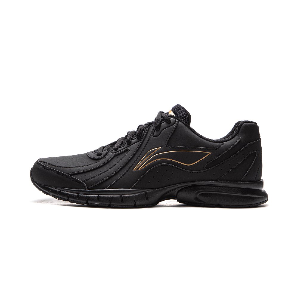 LiNing Zero March 7th Shock Absorbers Slip Resistant Abrasion Resistant Lightweight Low Top Running Shoes Men's Black
