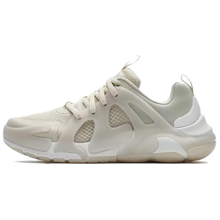 FILA Anti-Slip Wear-Resistant Low-Top Casual Running Shoes Women's Beige Yellow