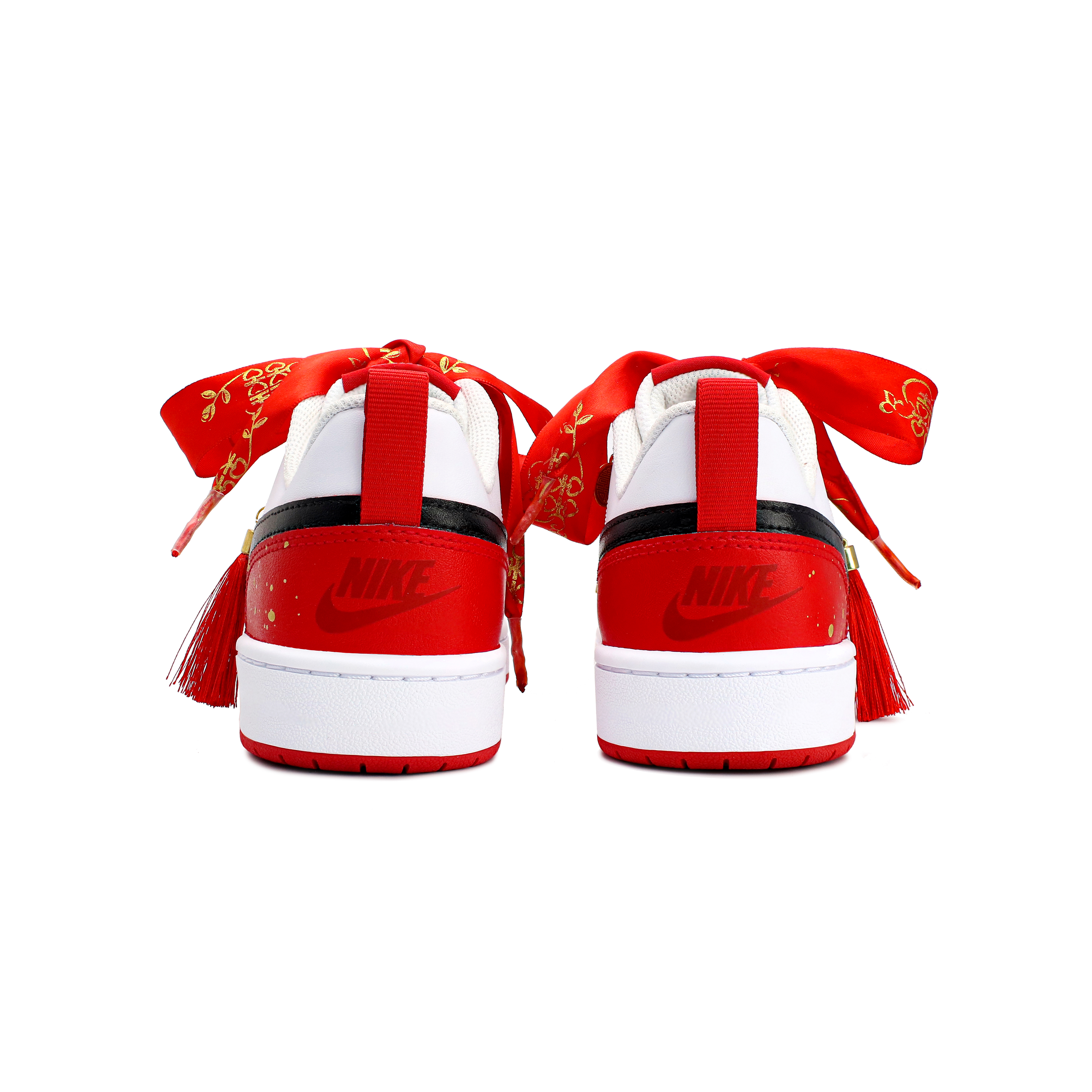 Nike Court Borough 2 Anti Slip Wear Resistant Low Top Skateboard Shoes Women's Red White купить в интернет-магазине Yoocart с быстрой доставкой по России.