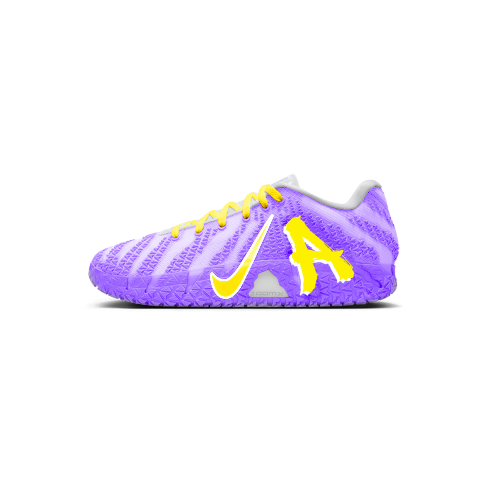 Nike Ja Morant 3 Basketball Shoes Unisex Low top Purple/Yellow