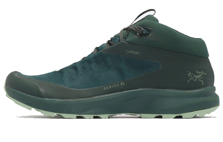 Arcteryx Aerios Fl Mid GTX Cushioned Slip-Resistant Mid-Top Outdoor Shoes Unisex Green