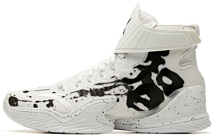 Anta Thompson KT3 High Top Performance Basketball Shoes Men's White Black