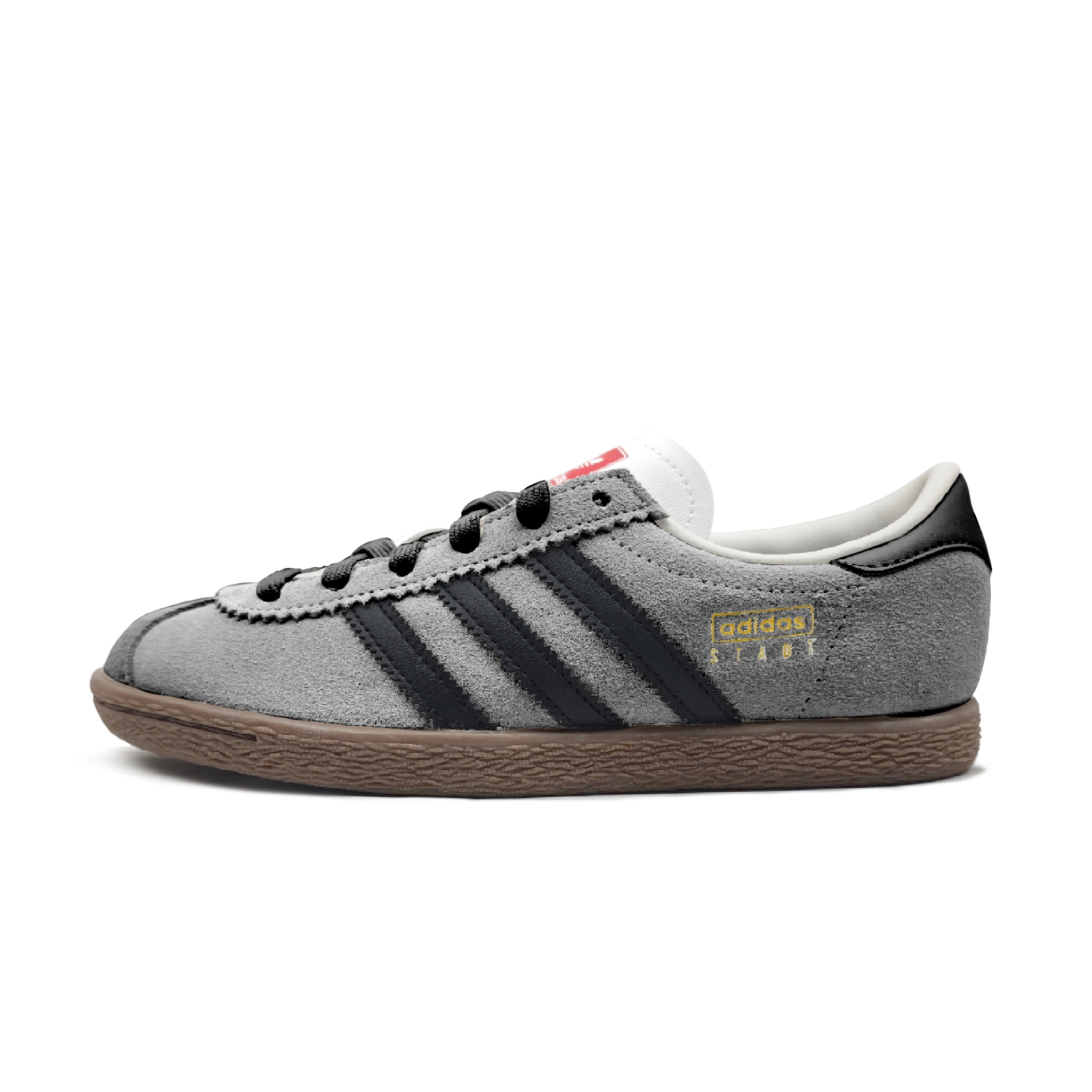 Adidas Neo Gray Walker Gold Slip Resistant Low top Skateboard Shoes Unisex Brown
