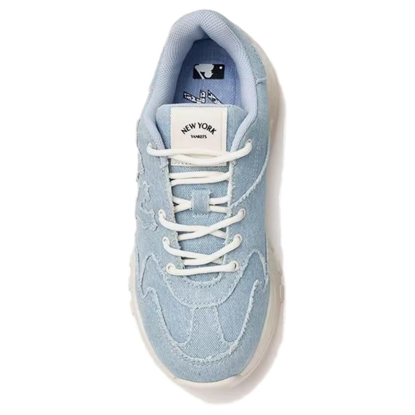 MLB New York Yankees Anti-Slip Wear-Resistant Mid-Top Chunky Sneakers Unisex Blue купить в интернет-магазине Yoocart с быстрой доставкой по России.