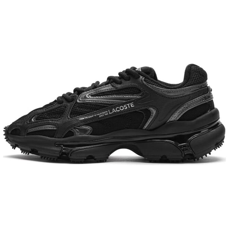 LACOSTE L003 Breathable Low Top Casual Shoes Women's Black