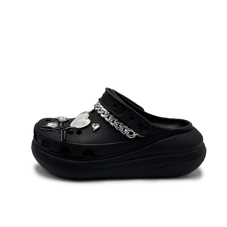 Crocs Crush Clog Punk Melody Clogs Women's Silver купить в интернет-магазине Yoocart с быстрой доставкой по России.