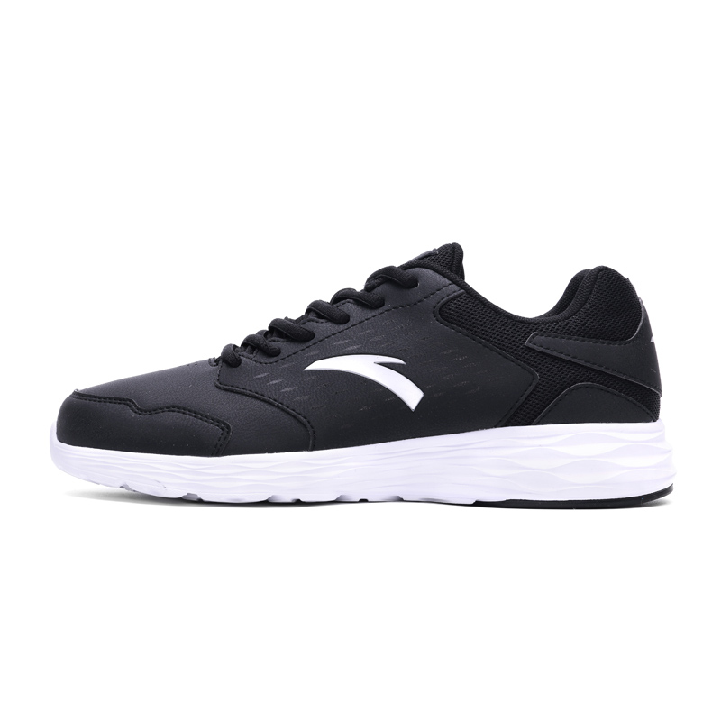 Anta Cushioning, Slip Resistant, Balance, Lightweight Low top Casual Running Shoes Men's Black