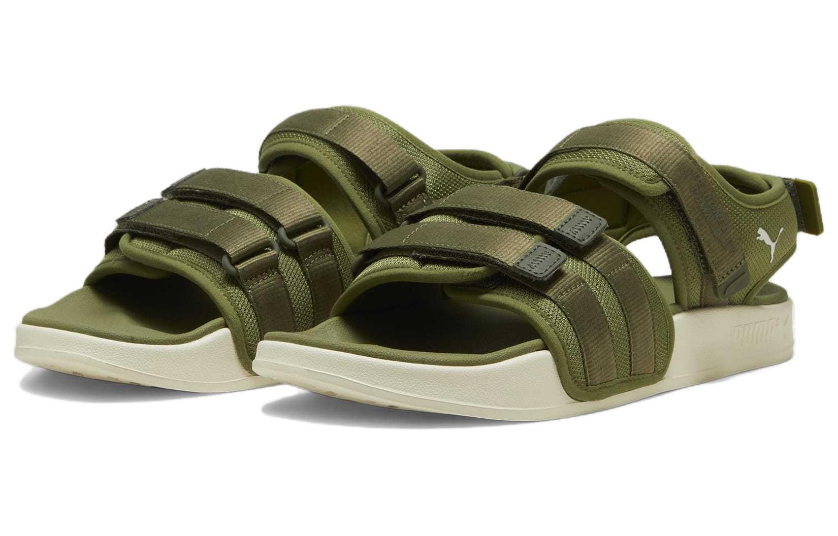 PUMA Leadcat Beach Sandals Unisex Olive Green купить в интернет-магазине Yoocart с быстрой доставкой по России.